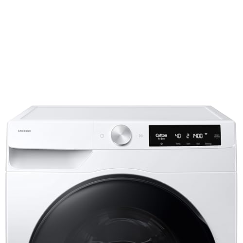 Image of Samsung 2.5 Cu. Ft. Compact Smart Front Load Washer with AI Smart Dial, 30 Min Super Speed Wash, Steam Clean, Energy Star Certified, Space-Saving Design, White, WW25FG6B34BEA2