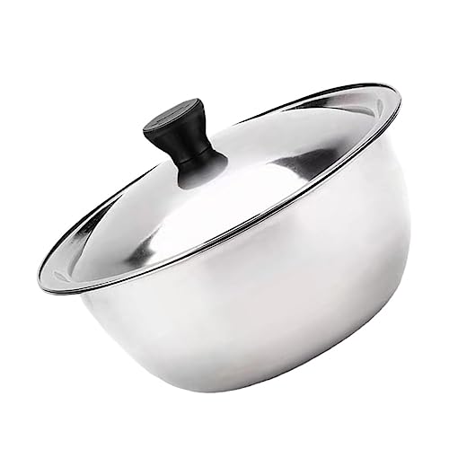 FUNNETOYU Ciotola in Acciaio Inossidabile Per Miscelare Bacinella Multifunzione Per Cottura Contenitore Per Conservazione Della Frutta e Per Mescolare Impasti e Uova