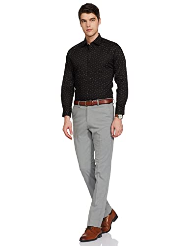 Image of Diverse Men's Cotton Printed Full Sleeve Regular Formal Shirt