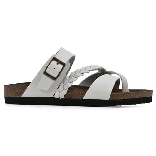 Image of White Mountain Women's Hazy Braided Footbed Sandal