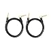 Audio2000's C26006P2 6 Ft 1/4" TRS Right Angle to 1/4" TRS Cable (2 Pack)