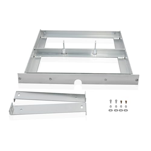 Srehloe Aluminum 36V Golf Cart Battery Tray Rack Heavy Duty Batteries Tray Holder Replacement for EZGO TXT Medalist 1994-2013