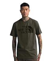 The North Face Men's Short-Sleeve Half Dome Tee, New Taupe Green/TNF Black, Medium
