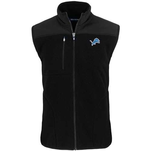 Cutter & Buck Men's NFL Primary Mark Big & Tall Cascade Eco Sherpa Fleece Full-Zip Vest2