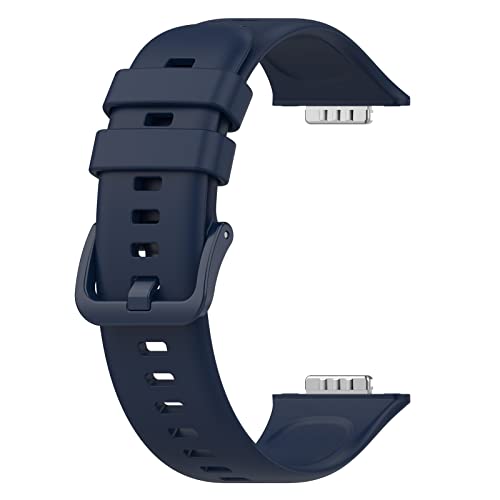 Wownadu Straps Compatible for Huawei Watch Fit 2 Strap Midnight Blue Replacement for Women Men Silicone Band,(No Watch) - Image 2