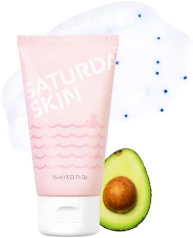 Saturday Skin Rub-A-Dub Refining Peel Gel Facial Cleansing Gels, Facial Polishes Washes with Natural Fruit Enzymes, Gentle Exfoliator Scrub for All Skin Types, Korean Skin Care (2.53 Fl. Oz. (75ml))