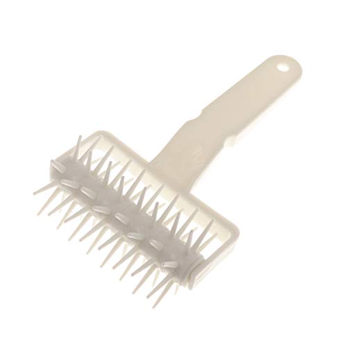 DOITOOL Punch Tool Pizza Dough Roller Docker Helps Cook Thin Crust Pizza Uniformly and Prevents Dough from Blistering Challah Bread Plastic Drum