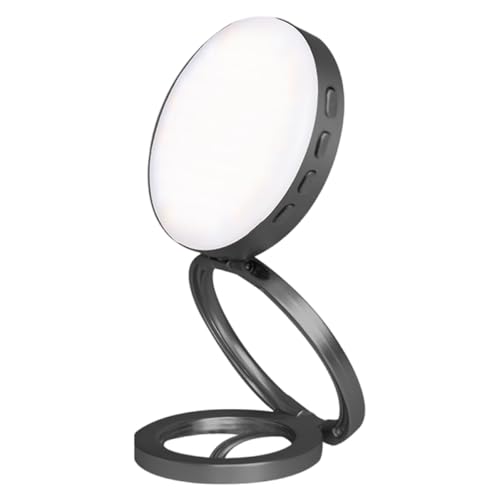 Lampe téléphone portable rotative à luminosité réglable pour selfie
