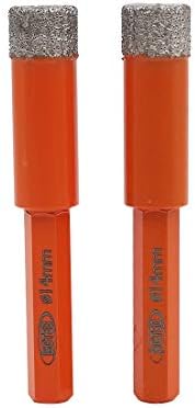 BGTEC Dry Diamond Drill Bits 2pcs 14mm with Hex Shank for Granite Marble Porcelain Tile Ceramic