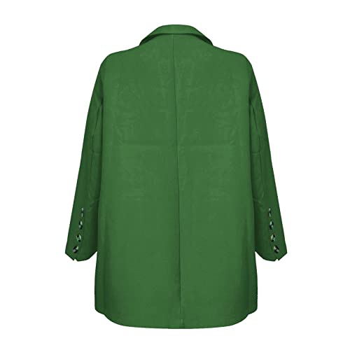 Blazers casual feminino plus size clássico engraçado elegante esportivo outono inverno terno, Ag, 4G