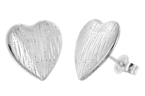 Puces d'oreilles cœur argent sterling pour sublimer votre style de tous les jours