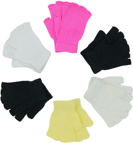 Image of ToBeInStyle Kids Pack of 6 Warm Winter Gloves
