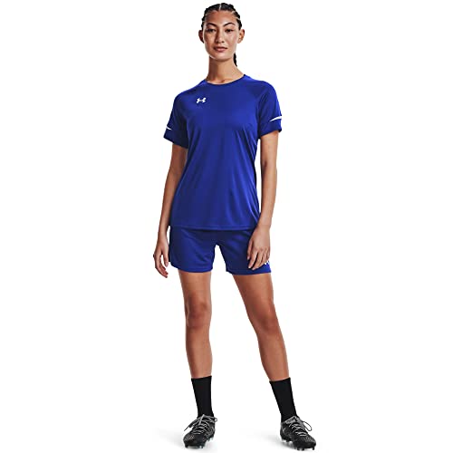 Under Armour Women's Golazo 3.0 Shorts , Royal (400)/Black , Large #TOP2