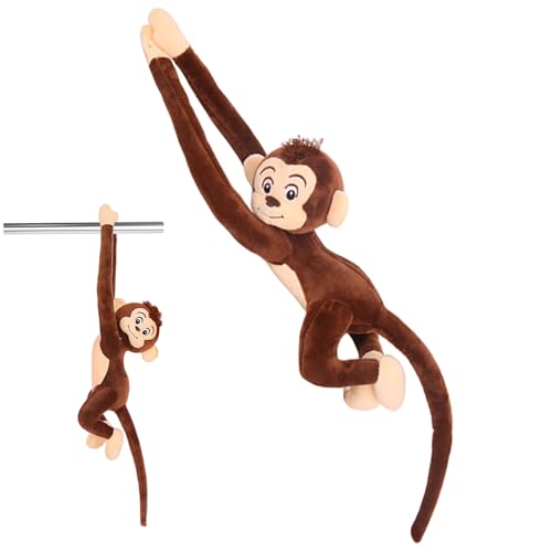 Peluche de singe de 35 pouces cadeau idéal avec longs bras et grande queue - 4