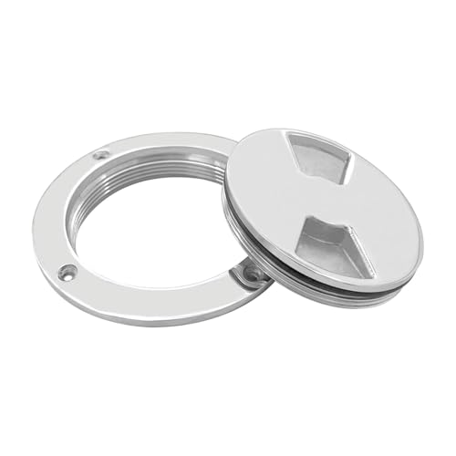 Acier inoxydable plaque de pont amovible pour panneau rond marin de yacht