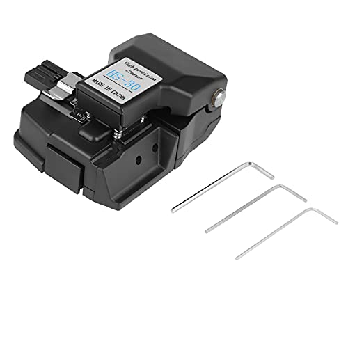 Sxiocta Cortadora de Fibra óptica, Herramienta de Corte de Fibra óptica Hs-30 Cortadora de Fibra óptica de Alta precisión Cortadora de Cable óptico Ftth Equipo de Corte de Cable de Fibra óptica Cover