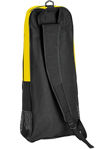 Phantom Aquatics Rapido Snorkeling Backpack with Shoulder Strap - Fits Snorkel Mask Fin Snore Set and More - Ideal Snorkel Travel Bag, Snorkeling Gear Equipment and Water Sports (One Size, Yellow) - Thumbnail 4