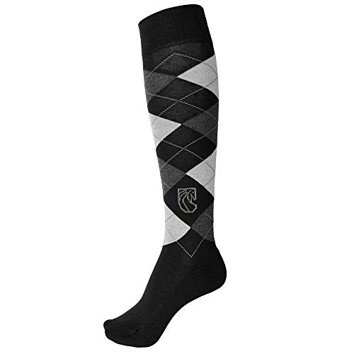Image of Pramoda 3 Pairs Equestrian Riding Socks for Horse Riding & Tall Boot Knee High Socks for Women