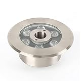 LED Ring Brunnen Licht, Edelstahl Unterwasser Teichbeleuchtung IP68 Tauchbecken Beleuchtung Für Outdoor, Aquarien, Schwimmbäder, Brunnen, Wasserfälle SHOWERRING