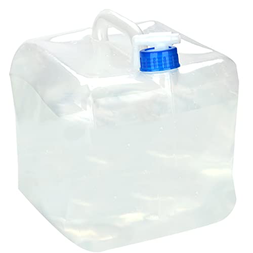 Wasserkanister Faltbar - 20L 1 Stück Faltkanister Trinkwasser Trinkwasserkanister Wasser Kanister Wasserkanister BPA Frei Wasser Kanister Leer Faltbare Wasserkanister Camping Cover
