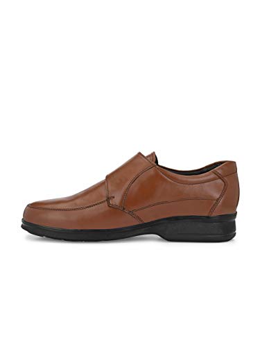 Image of Eego Italy Men's Genuine Leather Plus Size Formal Fastening Slip On Shoes
