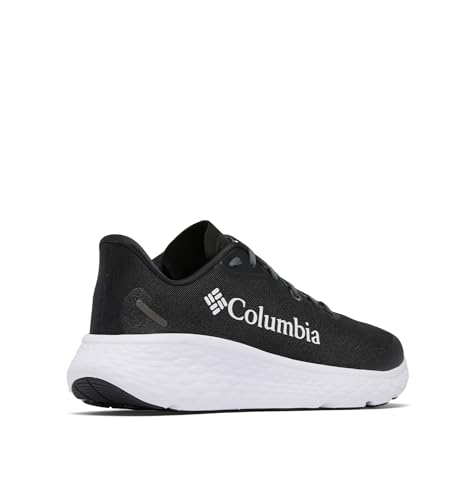 Columbia Women's Konos Featherweight Running Shoe, Black/White, 9