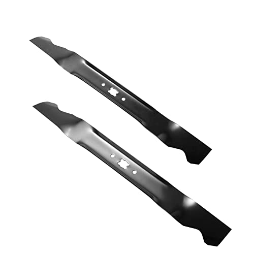 Cluparis 942-0741A 2 Pack Lawn Mower Mulching Blade 21 Inch Cutting Decks, Compatible with MTD/Cub Cadet/Troy-Bilt Replaces 742-04100, 742-0741, 742-0741A, 942-0741