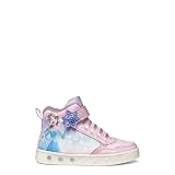 Renfort sur le bout Geox J Skylin Girl Basket, Rose Bonbon, 31 EU