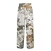 Mens Pj Pants Funny, Bottoms Fall Camo Lounge Pant Baggy Lightweight Comfy Sleepwear Fashion 2025 Loungewear Pijamas Pjs (L, White)