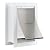 PetSafe Never Rust Wall Entry Pet Door - Telescoping Frame - Insulates Better Than Metal, Energy Efficient - Interior & Exterior Walls, Weatherproof, Easy to Install & Clean (White - Medium)