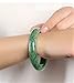Jade Bracelet for Women, Natural Green Jade Bangle, Genuine Grade A Jadeite Bangles with Jewelry Box (Size : 54mm)