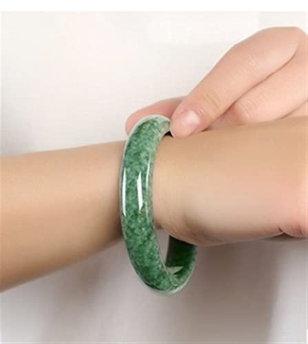 Jade Bracelet for Women, Natural Green Jade Bangle, Genuine Grade A Jadeite Bangles with Jewelry Box (Size : 54mm)3