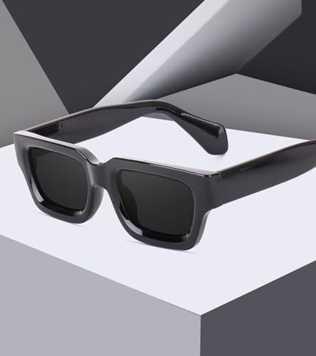 Image of Peter Jones Thick Sides Broad Frame UV Protected Unisex Sunglasses (3659)