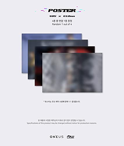 Livre photo 96p Oneus Binary Code le cadeau Kpop idéal avec CD