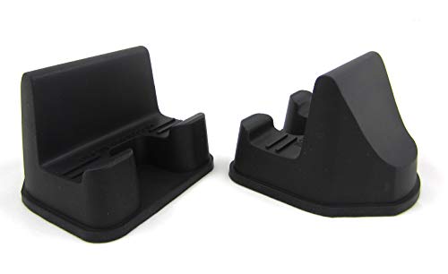 2 Pack Black - Phoneprop Soft Flexible Universal Fit Smartphone Stand Fda Grade Non-Slip Silicone #TOP2
