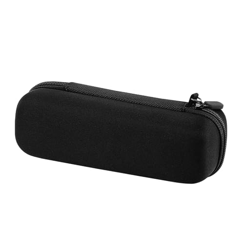 Milageto Estojo de viagem para escova de dentes elétrica, bolsa de armazenamento, à prova de choque, à prova de poeira, com cordão, capa protetora, caixa de, Tecido Preto