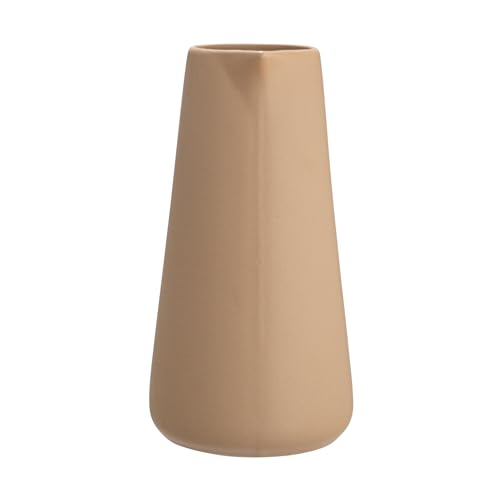 Pichet moderne en grès beige mastic carafe design Bloomingville