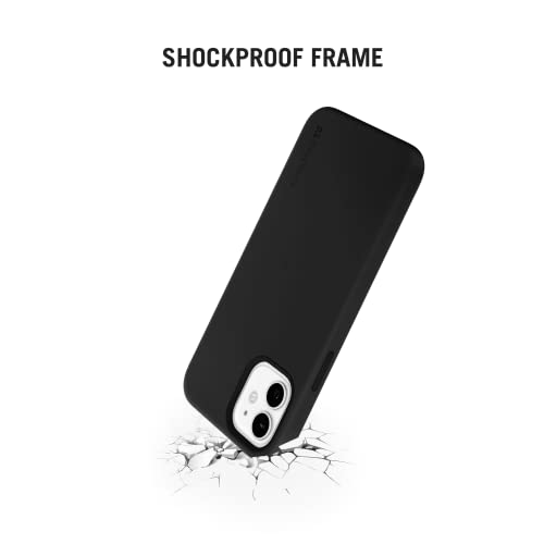 Image of DailyObjects Black Flekt Silicone Case Cover for iPhone 12