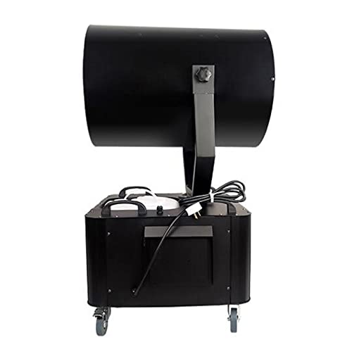 Cañón de nieve vertical ajustable, cañón de nieve de 3000 W con control remoto inalámbrico manual, rotación de 120 grados, ideal para Navidad miniatura 3