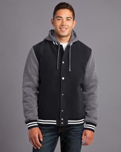 SPORT-TEK Unisex Insulated Letterman Jacket3