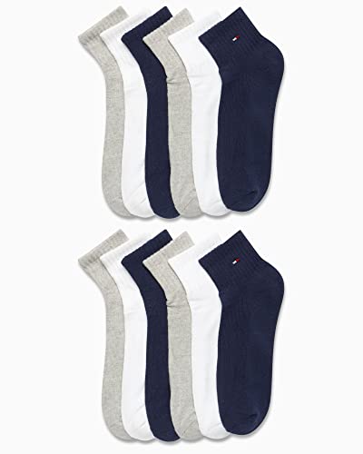 Tommy Hilfiger Men's Socks - Cushion Quarter Cut Ankle Socks (12 Pack)2
