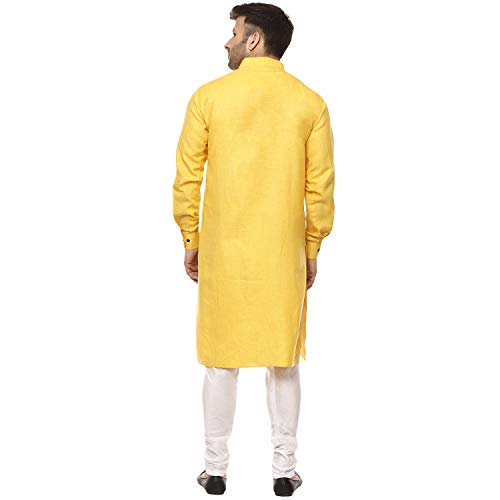 Men's Cotton Khadi Regular Kurta4