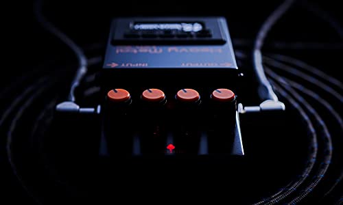 Image of Boss HM-2W Heavy Metal Distortion Pedal Bundle with Gearlux Instrument Cable, Picks, and Austin Bazaar Polishing Cloth