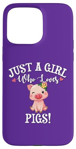 Funny Womens Moms Girl Who Loves Pigs Cute Show Pig Lover �X�}�z�P�[�X iPhone 15 Pro Max �p