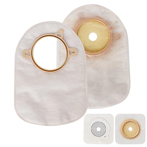 Colostomy Bags, Two Piece Closed Stoma Bags, Ostomy Supplies For Colostomy Ileostomy Stoma Care, (10Pcs Bags+3Pcs Barriers) #TOP7