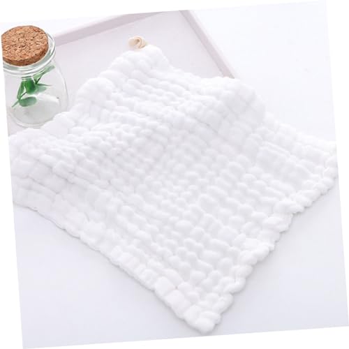 4pcs Washcloths Cotton Absorbent Saliva Towels for Newborns Soft and Gentle Burp Cloths for Bathing and Drooling4