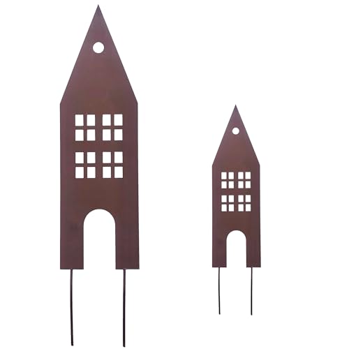 KRONLY Spina da giardino a forma di cuore, 34 cm, resistente alle intemperie, decorazione da giardino, per esterni