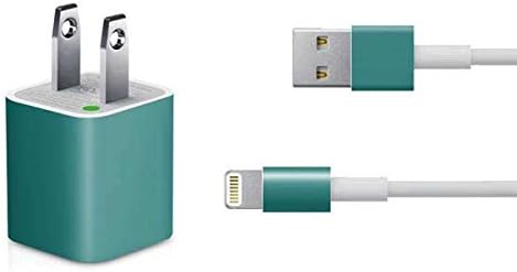 Skinit Decal Other Skin Compatible with iPhone Charger (5W USB) - Teal Design