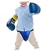 JUMPLAWN Children's Crotch Guard Portable Wear-Resistant Groin Protector Breathable Training Accessory for Taekwondo and Boxing Integrated Design for Young Athletes