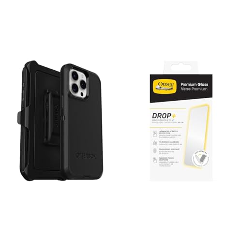 Coque OtterBox Defender iPhone 15 Pro Max noire pour vos chantiers et aventures